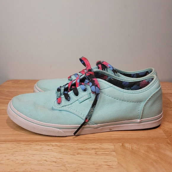 Vans Off The Wall Mint Low Sneakers Womens Size 8 - Picture 2 of 7